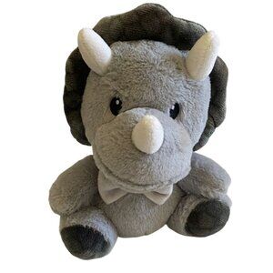 Soft Gray Rhinoceros Plush-Stuffed Animal-10 in-GUC